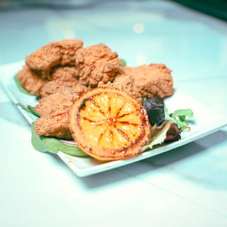 Fried Salmon Bites (8)